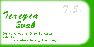 terezia svab business card
